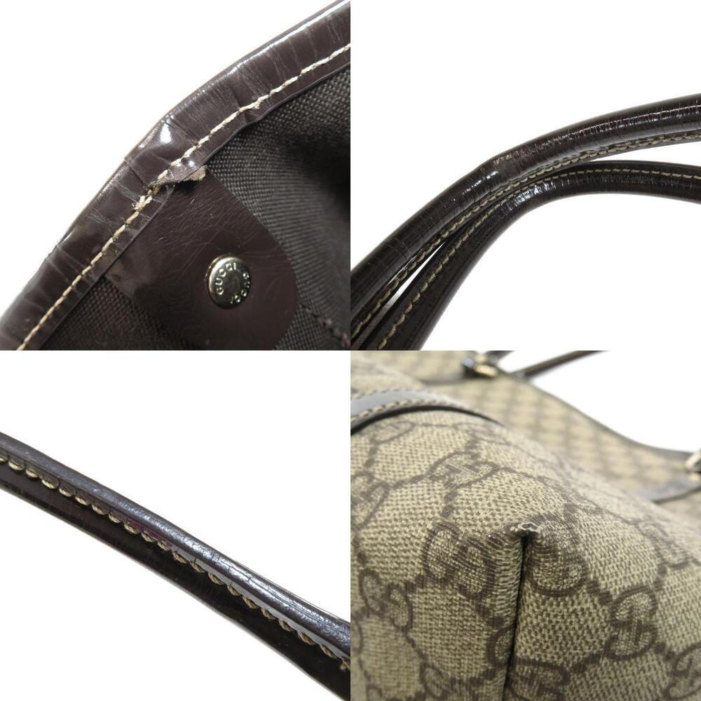 Gucci GG Supreme Canvas Tote bag monogram Brown - Picture 9 of 11